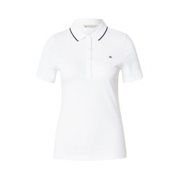 GANT Tricou bleumarin / gri argintiu / roșu / alb