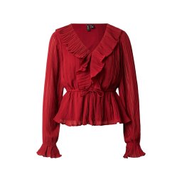 VERO MODA Bluză 'VMDORA' roșu bordeaux