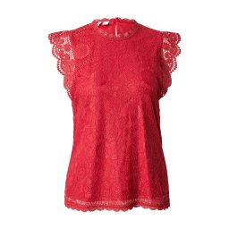 PIECES Bluză 'PCOLLINE' roşu închis