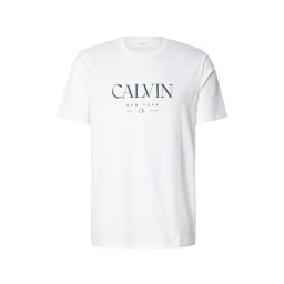 Calvin Klein Tricou negru / alb