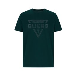 GUESS Tricou verde petrol / verde închis