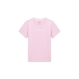 GUESS JEANS Tricou roz / alb