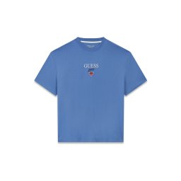 GUESS JEANS Tricou albastru / roșu / alb