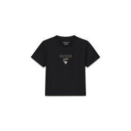 GUESS JEANS Tricou 'BABY BAKER' maro / negru / alb