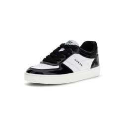 GUESS Sneaker low 'NAIMA' negru / alb