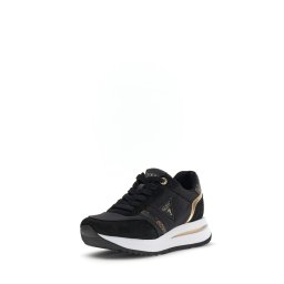 GUESS Sneaker low 'EAGAR' maro / auriu / negru