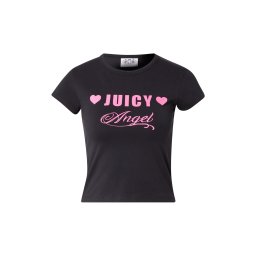 Juicy Couture Tricou roz / negru