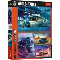 Trefl: Misiune Blindată: World of Tanks puzzle de 2x200 piese