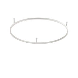 Plafoniera circulara Oracle Slim, 51W LED, D:90 cm, H:7 cm, aluminiu alb