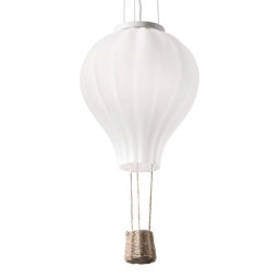Pendul pentru camera copiilor Dream Big Sp1 261195, sticla alba, D:42 cm, E27 max 1 x 42W, BF