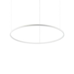 Lustra Ring LED Oracle Slim Bianco D90, 48W, 3000K - lumina calda, H min 9 / max 205 cm