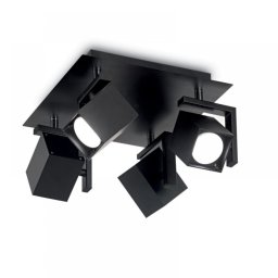 Spot pătrat cu 4 cuburi orientabile, Mouse Pl4 Nero 156712