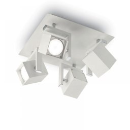 Spot pătrat cu 4 cuburi orientabile, Mouse Pl4 Bianco 073583