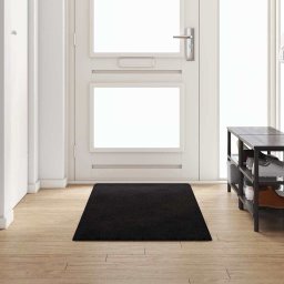 Runner din covor Negru 80 x 250 cm 100% Polipropilena Tuft GartenMobel Dekor
