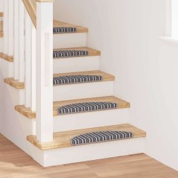 Mochete autocolante pentru scara 15 pcs Gri 56 x 17 x 3 cm GartenMobel Dekor