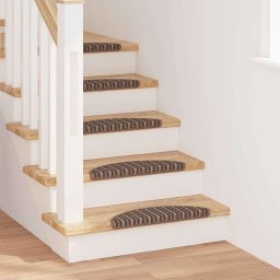 Mochete autocolante pentru scara 15 pcs Maro 56 x 17 x 3 cm GartenMobel Dekor