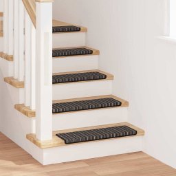 Mochete autocolante pentru scara 15 pcs Antracit 65 x 21 x 4 cm GartenMobel Dekor