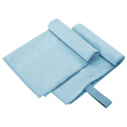 Prosoape Sport 2 pcs albastru 50 x 30 cm Poliester si poliamida GartenMobel Dekor