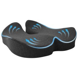 Perna cu perna Gri închis 50 x 43 x 10 cm Bumbac GartenMobel Dekor