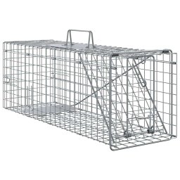 Capcana pentru animale Antracit 61 x 20 x 21.5 cm Otel GartenMobel Dekor