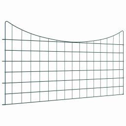 Set gard pentru iaz 5 pcs Verde 100 x 50 cm Otel GartenMobel Dekor