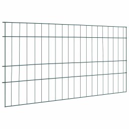 Set gard pentru iaz 5 pcs Verde 100 x 50 cm Otel GartenMobel Dekor