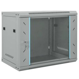 Dulap de retea cu depozitare Gri 60 x 45 x 50 cm Otel GartenMobel Dekor