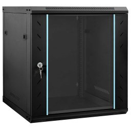 Dulap de retea cu depozitare Negru 60 x 45 x 65 cm Otel GartenMobel Dekor