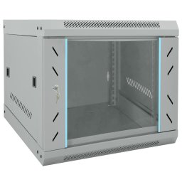 Dulap de retea cu depozitare Gri 53 x 60 x 45 cm Otel GartenMobel Dekor