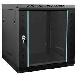 Dulap de retea cu depozitare Negru 53 x 60 x 60 cm Otel GartenMobel Dekor