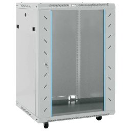 Dulap de retea cu depozitare Gri 60 x 60 x 80 cm Otel GartenMobel Dekor