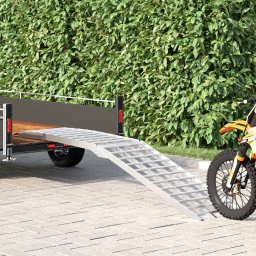 Rampa de Incarcare Argintiu 230 x 44 x 13 cm Aluminiu GartenMobel Dekor