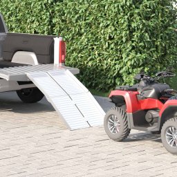 Rampa pentru scaun cu rotile Argintiu 122 x 73,5 x 11 cm GartenMobel Dekor
