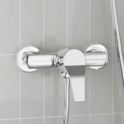 Robinet mixer pentru dus Crom G 1 / 2 inci Alama GartenMobel Dekor