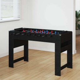 Masa de Foosball Stejar Negru 125 x 60,5 x 80 cm Lemn compozit GartenMobel Dekor