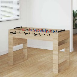 Masa de Foosball Stejar Sonoma 125 x 60,5 x 80 cm Lemn compozit GartenMobel Dekor