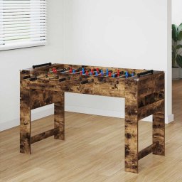 Masa de Foosball Stejar fumuriu 125 x 60,5 x 80 cm GartenMobel Dekor