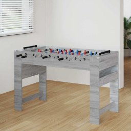 Masa de Foosball Gri Sonoma 125 x 60,5 x 80 cm Lemn compozit GartenMobel Dekor