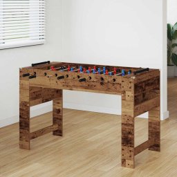 Masa de Foosball Lemn vechi 125 x 60,5 x 80 cm Lemn compozit GartenMobel Dekor