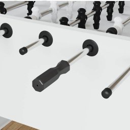 Manere pentru Masa de Fotbal 10 pcs Negru 3,1 x 3,1 x 17,8 cm GartenMobel Dekor