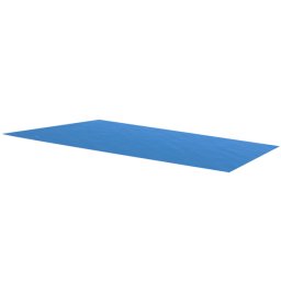 Folie solara dreptunghiulara din PE 260 x 160 cm, albastru