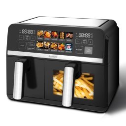 Air Fryer Samus AF9DUO-S2600DW | 2600W, 9L, Dual, 10 Programe, Negru