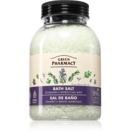 Green Pharmacy Rossemary & Maroccan Mint Bath Salt sare de baie relaxanta 1000 g