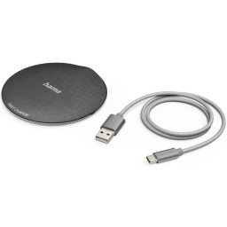 USB-C Qi Cablu USB-A la USB-C inclus 10W Negru