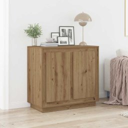 Bufet Stejar Artizanal 80 x 40 x 75 cm Lemn compozit GartenMobel Dekor