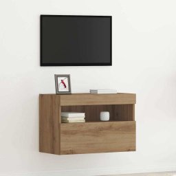 Dulap TV de perete Pe perete stejar artizanal 60 x 30 x 40 cm GartenMobel Dekor