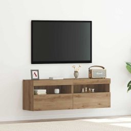 Dulap TV de perete 2 pcs stejar artizanal 60 x 30 x 40 cm GartenMobel Dekor