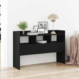 Bufet cu sertar Stejar Negru 105 x 30 x 70 cm Lemn compozit GartenMobel Dekor