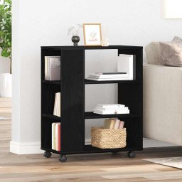 Dulap de depozitare Stejar Negru 60 x 35 x 75 cm Lemn compozit GartenMobel Dekor
