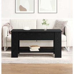 Masa de cafea Stejar negru 101 x 49 x 52 cm Lemn compozit GartenMobel Dekor